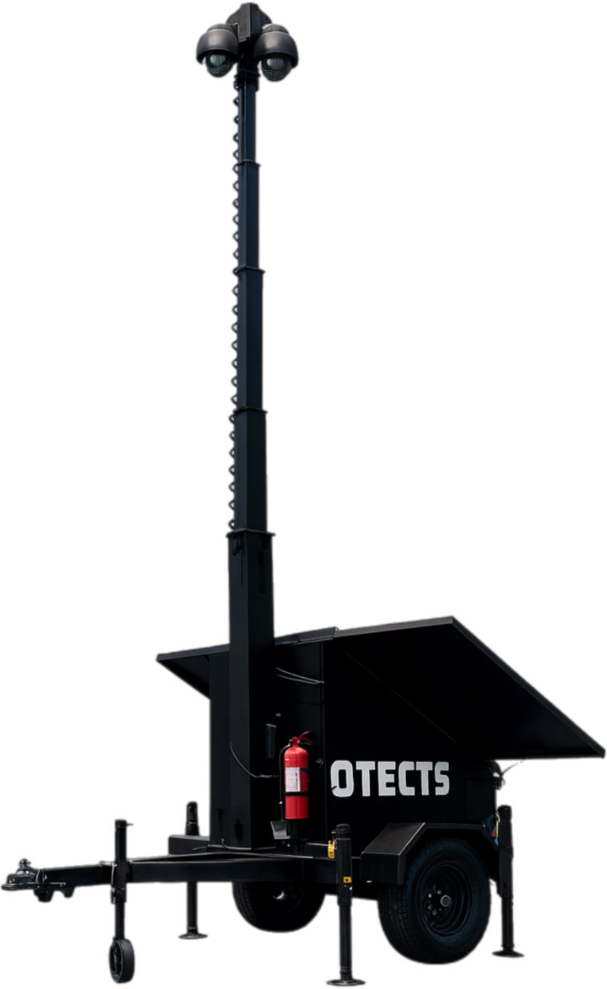 OTECTS security camera trailer